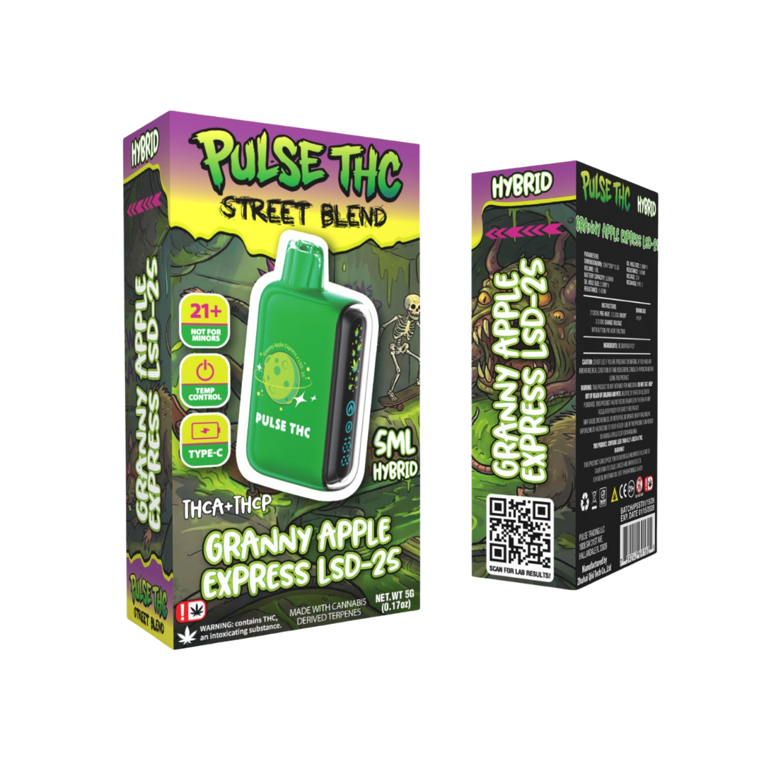 Pulse THC Street Blend - GRANNY APPLE EXPRESS LSD-25 - Hybrid
