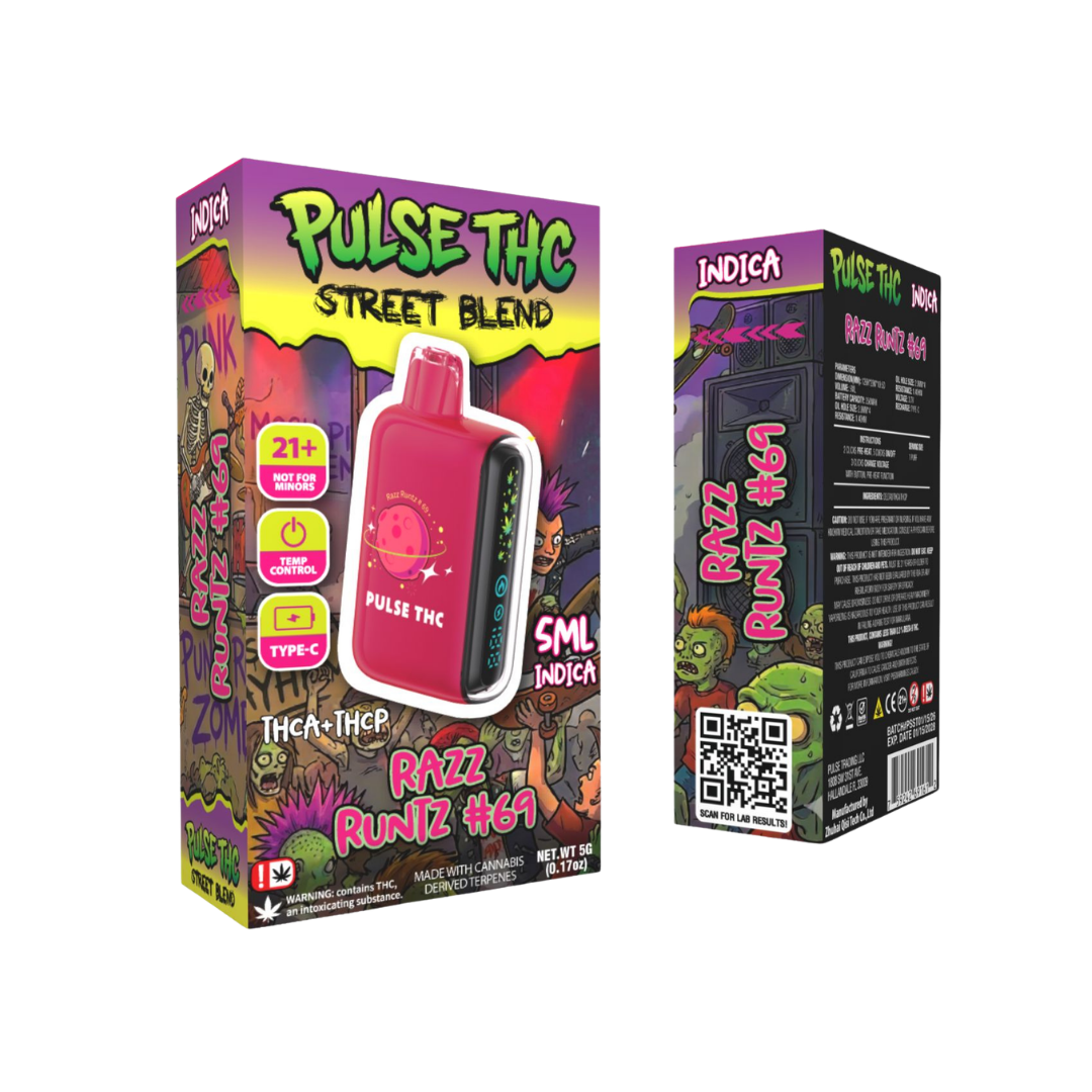 Pulse THC Street Blend - RAZZ RUNIZ #69 - Indica