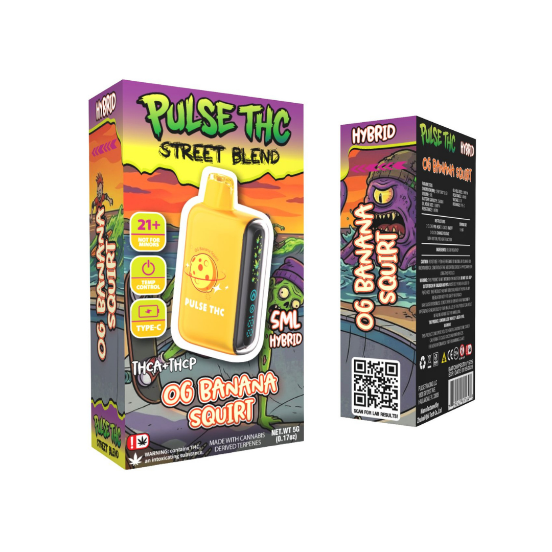 Pulse THC Street Blend - O6 BANANA SQUIRT - Hybrid