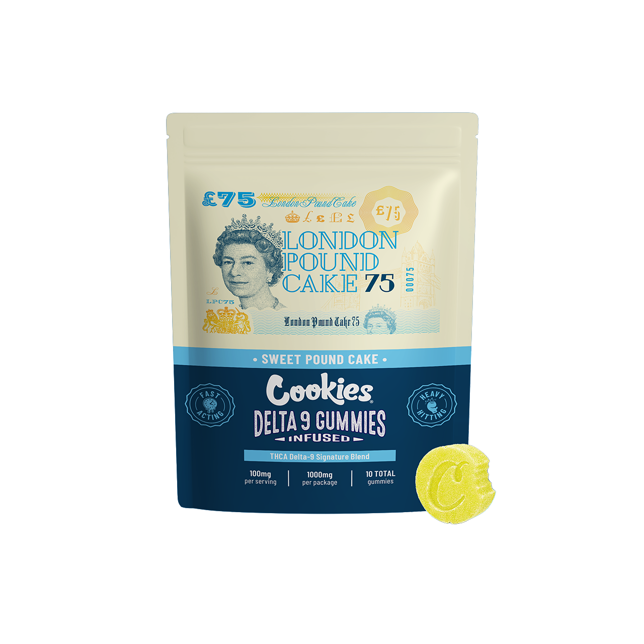 Cookies - THCA Delta 9 Special Blend Infused Gummy London Pound Cake