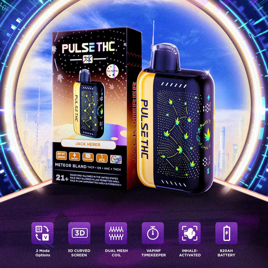 Pulse THC X 5.5g | Jack Herer (Sativa)