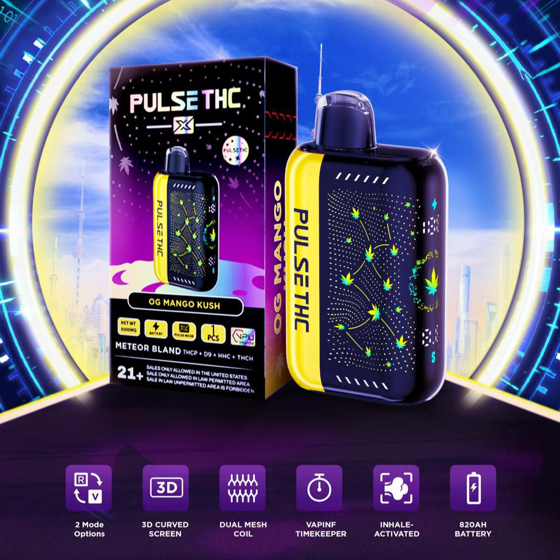 Pulse THC X 5.5g| OG Mango Kush (Hybrid)