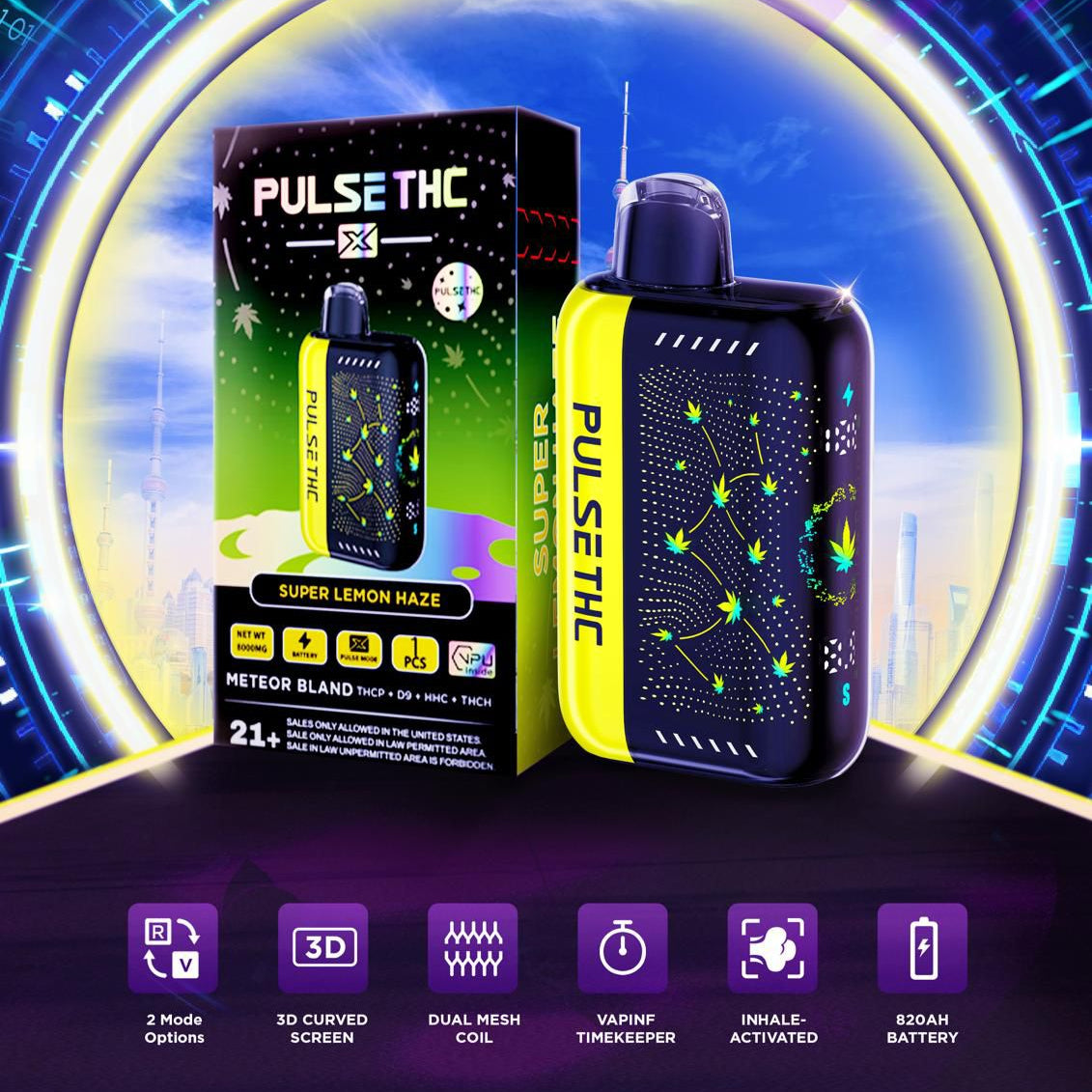 Pulse THC X 5.5g | Super Lemon Haze (Sativa)