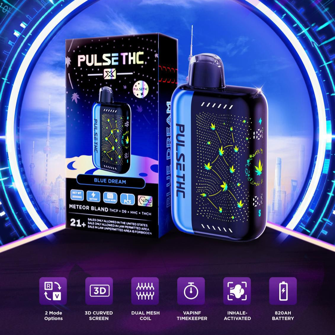 Pulse THC X 5.5g | Blue Dream (Hybrid)